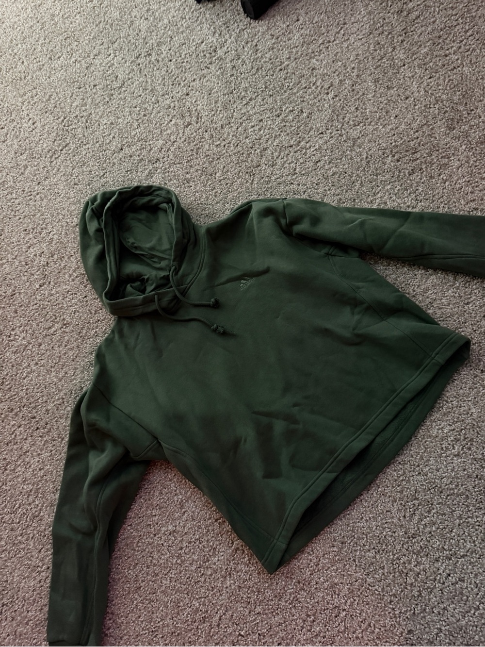 adidas Forest Green Pullover Hoodie